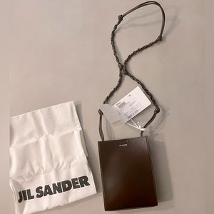 NWT Jil Sander brown tangle bag from SSENSE 100% Authentic